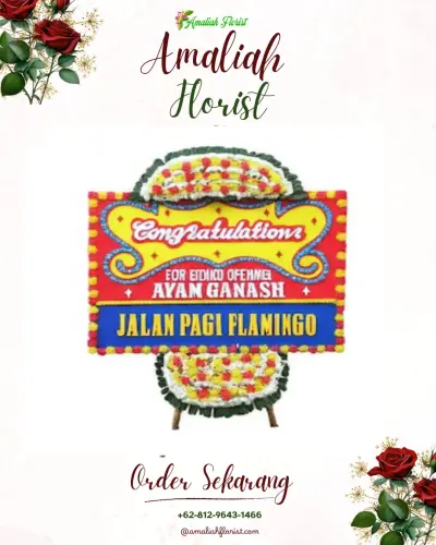 Bunga Papan Congratulation di Srengseng Sawah